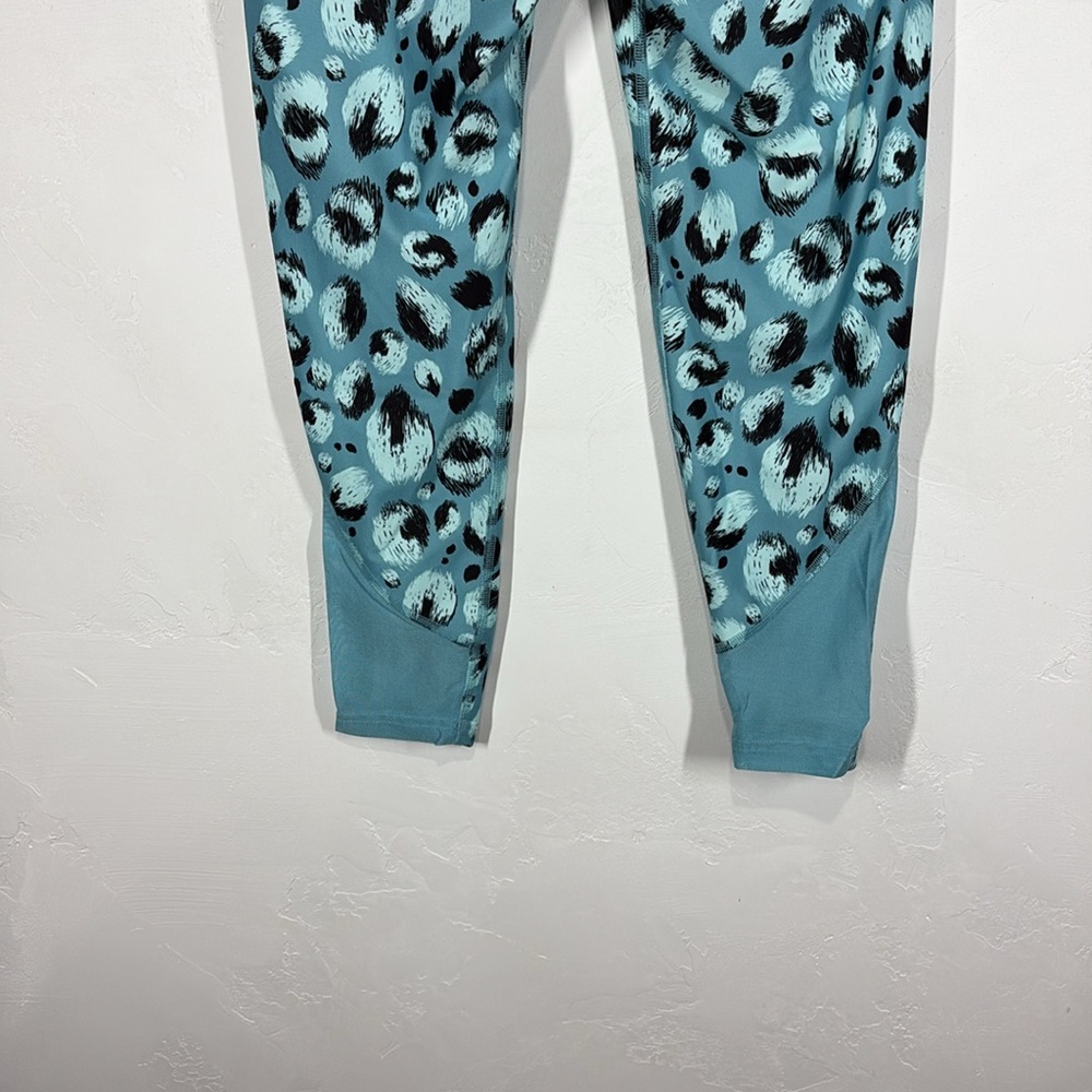 Under Armour blue abstract animal leggings size large - Picture 7 of 9